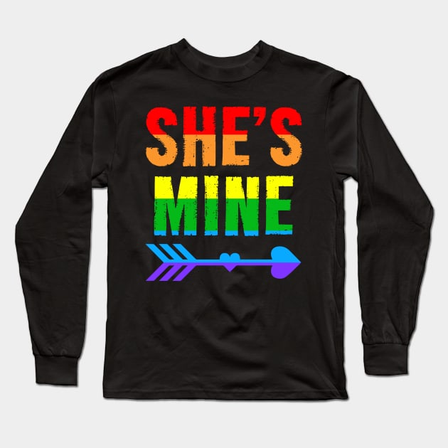 She's Mine I'm Her Couple Matching Long Sleeve T-Shirt by LotusTee